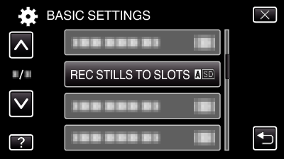 REC STILLS TO SLOTS